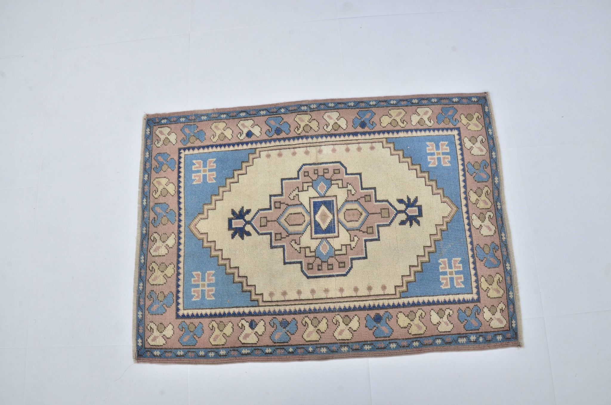 Oushak Vintage Wool Rug sku 3423