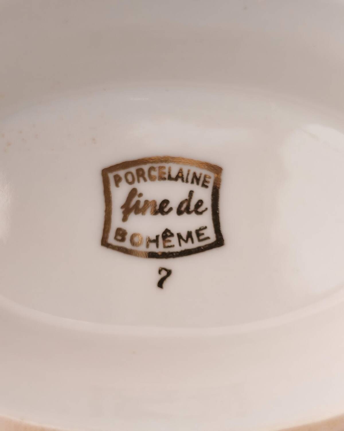 Porcelain sauceboat