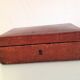 Brown / vintage leather box 40s-50s