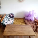 Solid wood coffee table