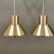 Hanging lamps, model Life, designed by Jo Hammerborg for Danish Fog & Mørup in 1977.