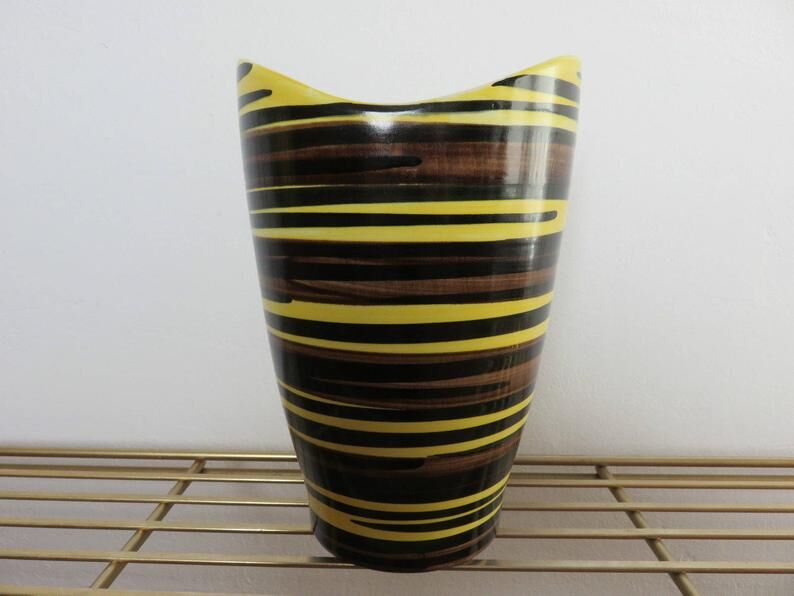 St Clement ceramic vase signed 50/60