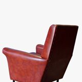 Vintage lounge, convertible Canape and 2 armchairs