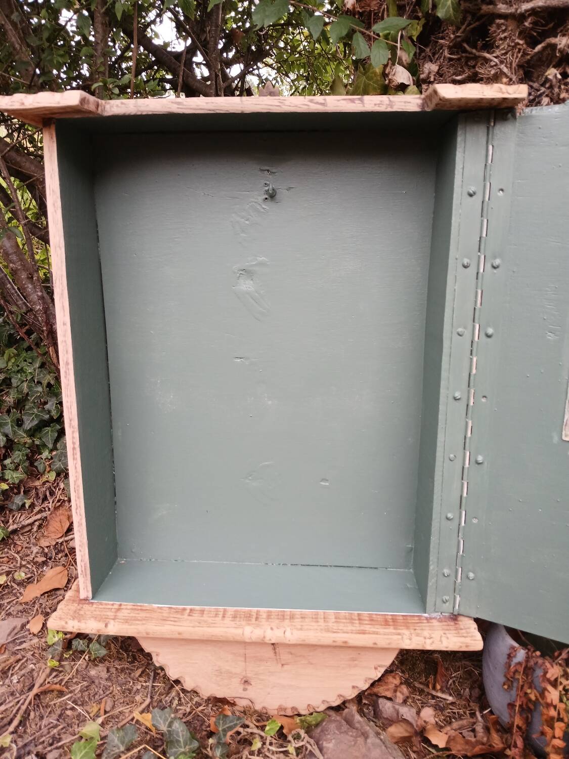 Old wooden wall cupboard