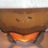 Old half-moon console