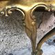 Vintage golden wall console
