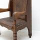 Late 19th century massive throne chair