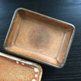 Lot de 2 plats à beurre anciens