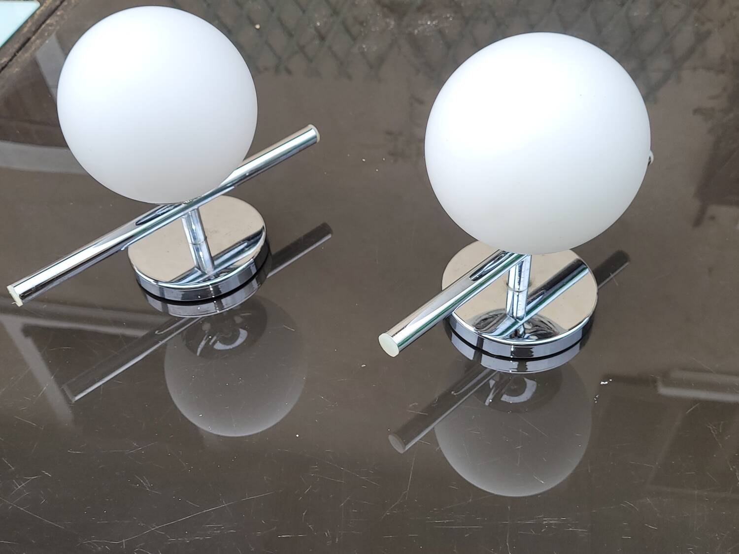Vintage Chrome Wall Lamp