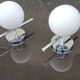 Vintage Chrome Wall Lamp