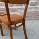 Paire de chaises bistrot bois courbé  1950
