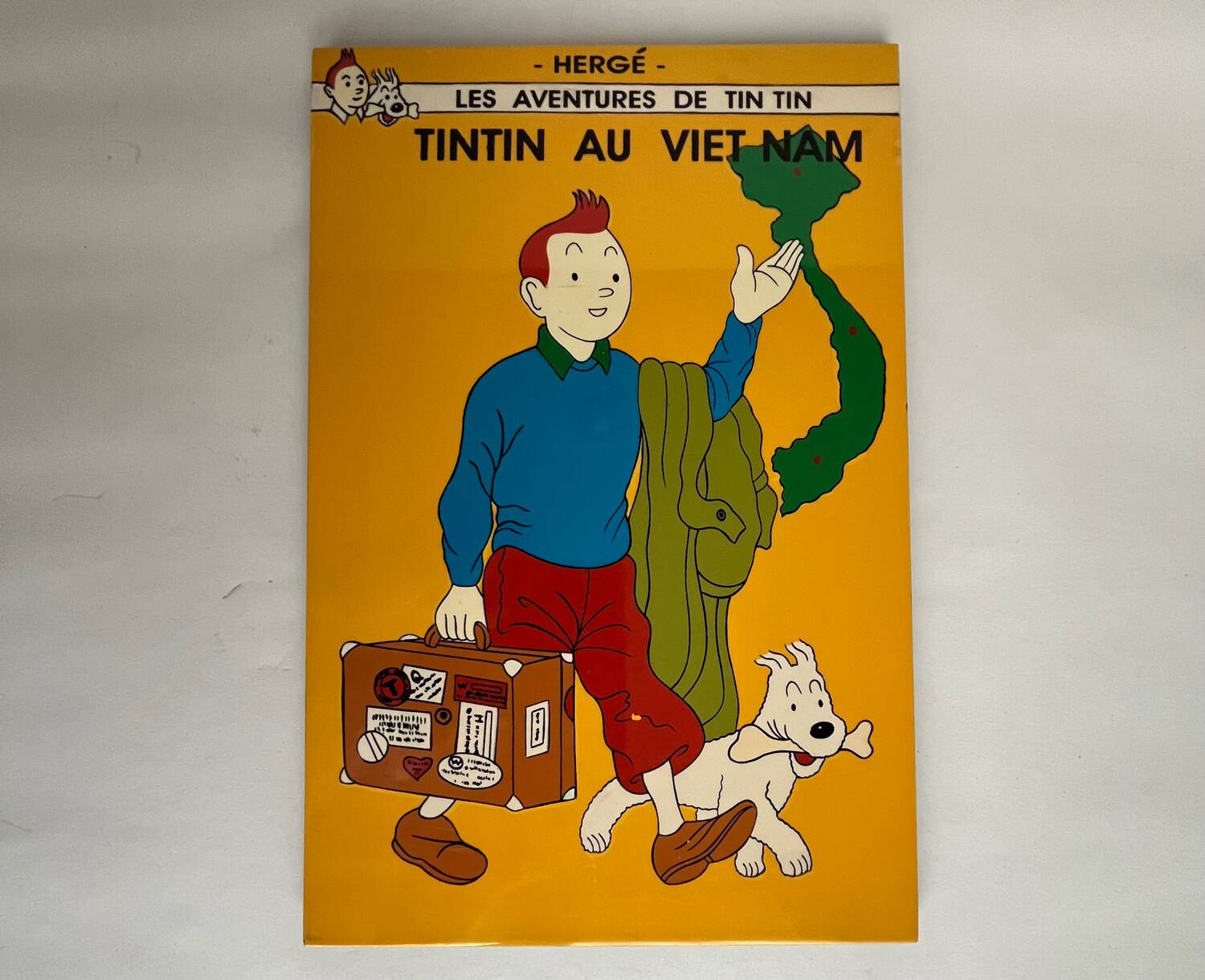 Tintin album advertising panel