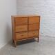 Decorative 'N-Line' bar cabinet in oak by P&J Neirinck, 1968