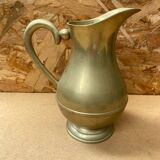 Antique Brass Pitcher Vintage Kitchen