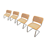 Ensemble de 4 chaises Breuer vintage