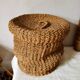 Rope storage basket