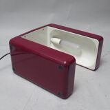 Isos burgundy lamp Giotto Stoppino Tronconi 1972