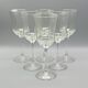 6 large footed glasses Luminarc Octime vintage France