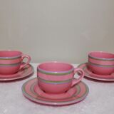 Trois tasses à café ou à thé en céramique allemande