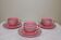 Three coffee or tea cups made of German ceramic