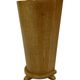 Vintage umbrella holder in oak basket storage design of the 1960s minimalist design