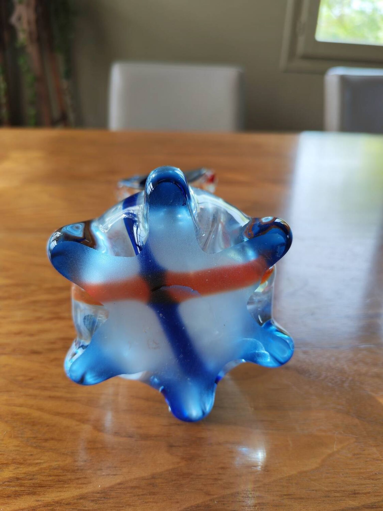 Vase vintage en verre de Murano