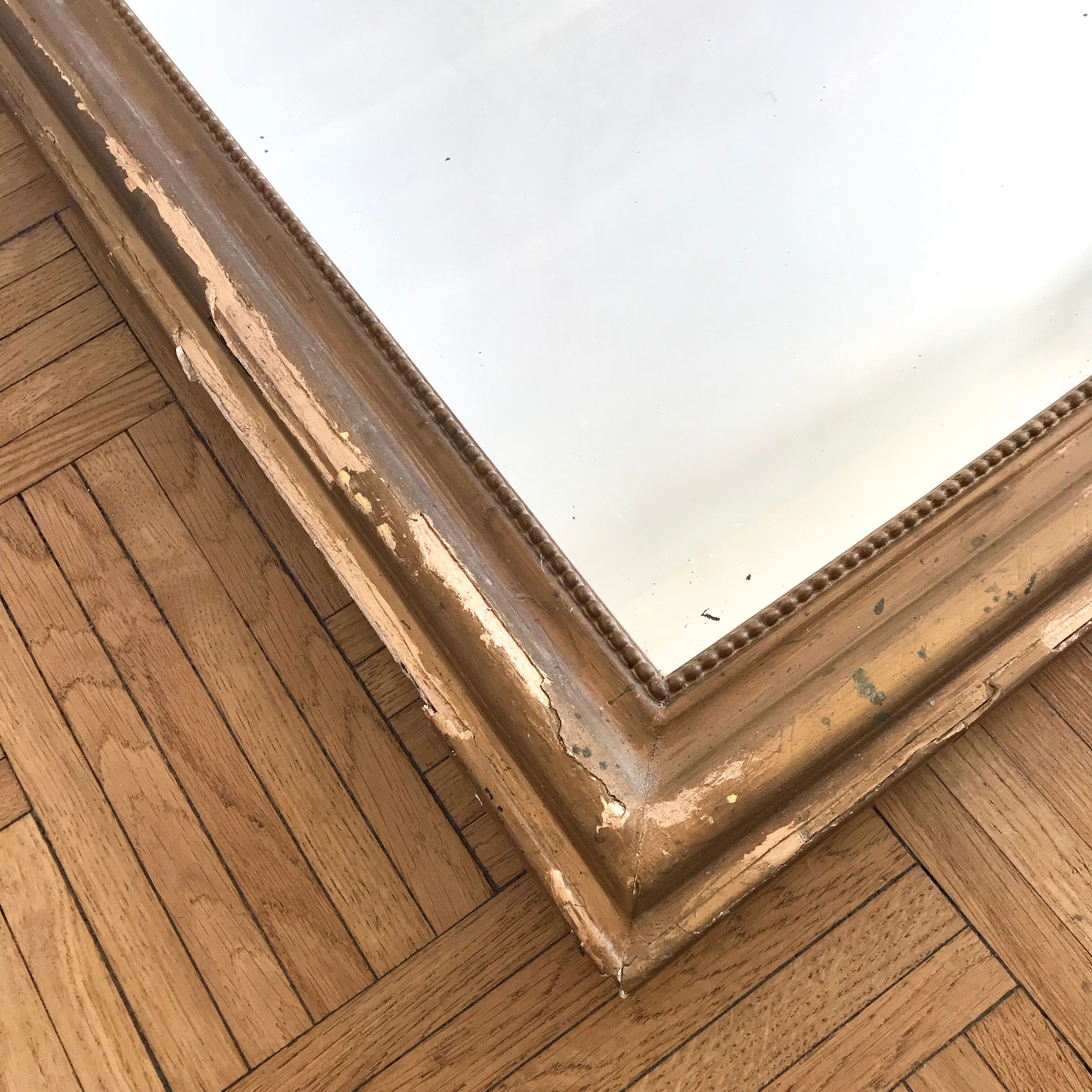 Louis Philippe golden mirror 78x60cm