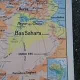 Old Vidal Lablache map N°11 Algeria Tunisia Sahara