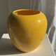 Small yellow spherical vase from the 90s, H10 D16