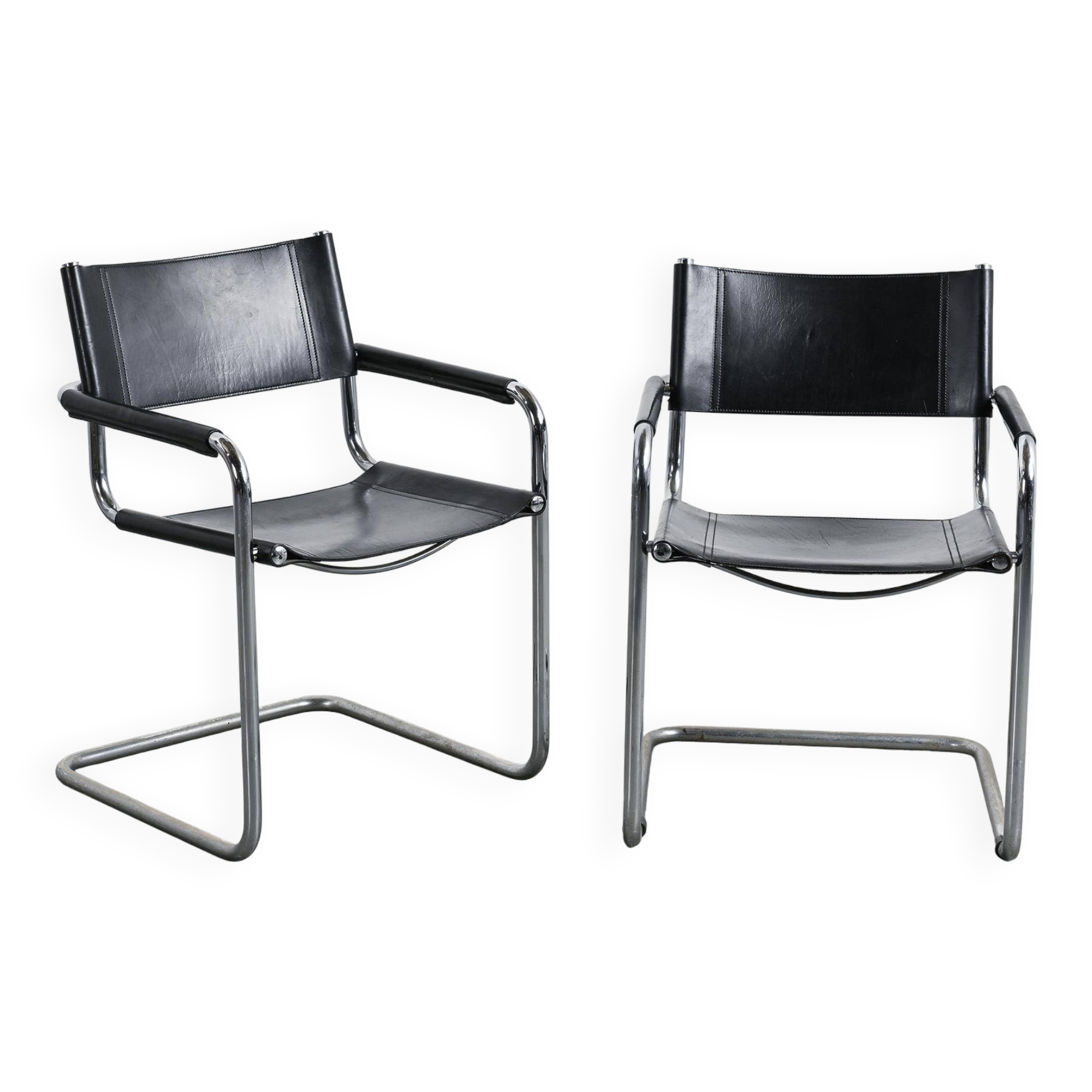 Pair of cantilever armchairs by Matteo Grassi, Italy, circa 1970.