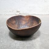 Antique African wooden salad bowl