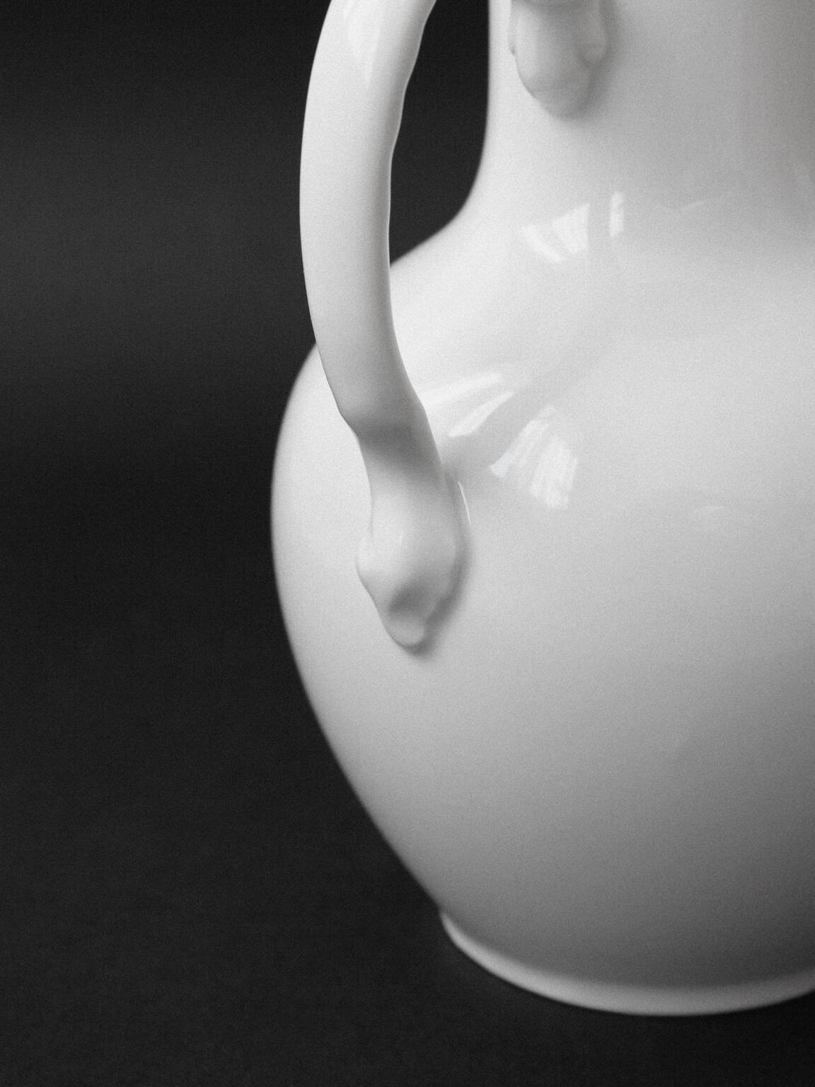 Royal Copenhagen White Porcelain Teapot