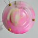 Pendentif en albâtre rose Art Déco charmant, années 1940