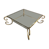 Glass coffee table