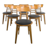 Set of 6 chairs published by Ton.