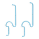 Taka coat hooks by Cesare Rota Nodari for Acerbis, 1970s, set of 2