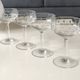 Lot of 4 x Champagne Coupes / Doyen Glassware. Art Deco 1930s.