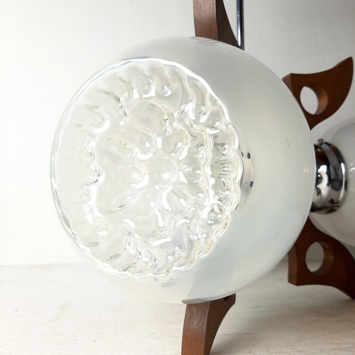 1970s vintage geometric pendant light