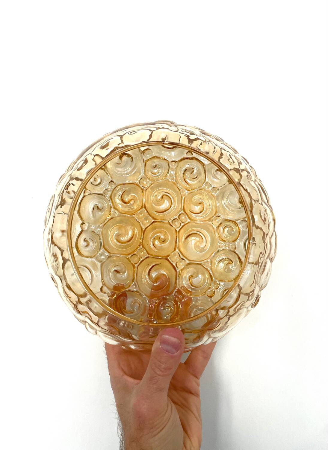 3 Helena Tynell snail ceiling globes, 1960