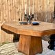 Rare table a manger octogonale art deco