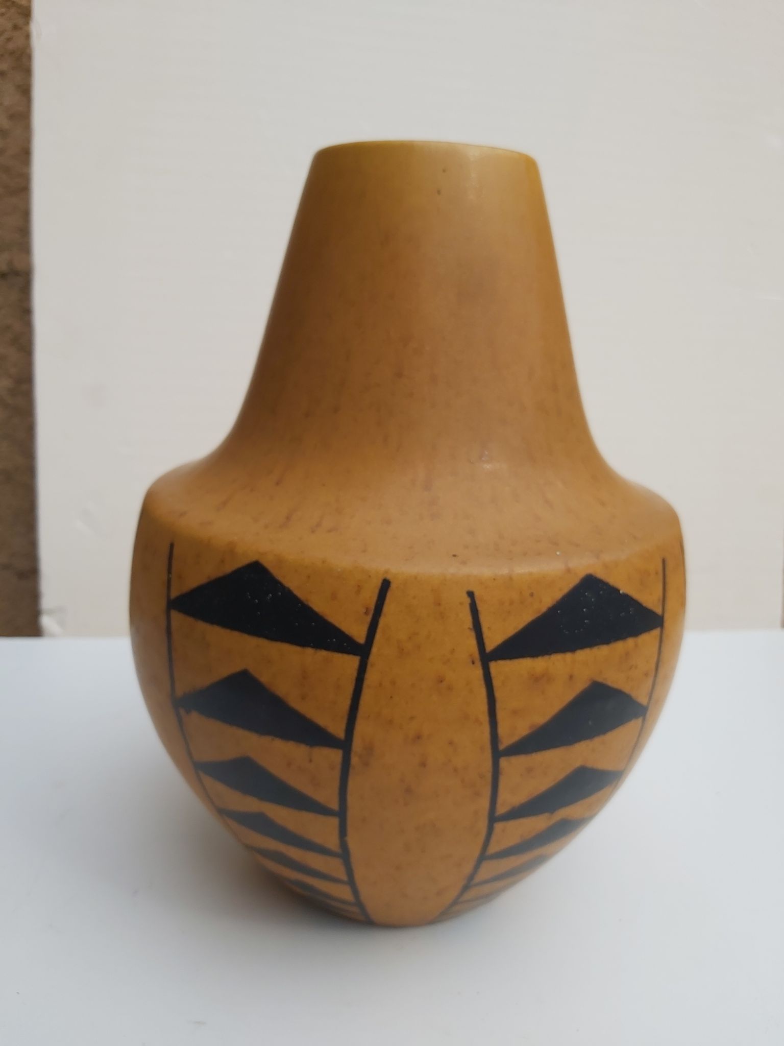 Art deco earthenware vase