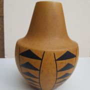 Art deco earthenware vase