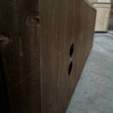 Workshop furniture transformed into a TV unit.