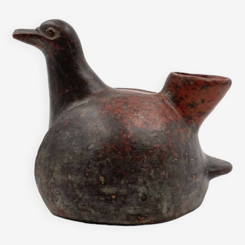 Organic modern duck shaped jug ceramic, Mexico 1970s