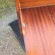 Vintage teak secretary with 3 drawers
