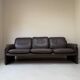 Vintage DS-61 leather 3-seater sofa by de Sede