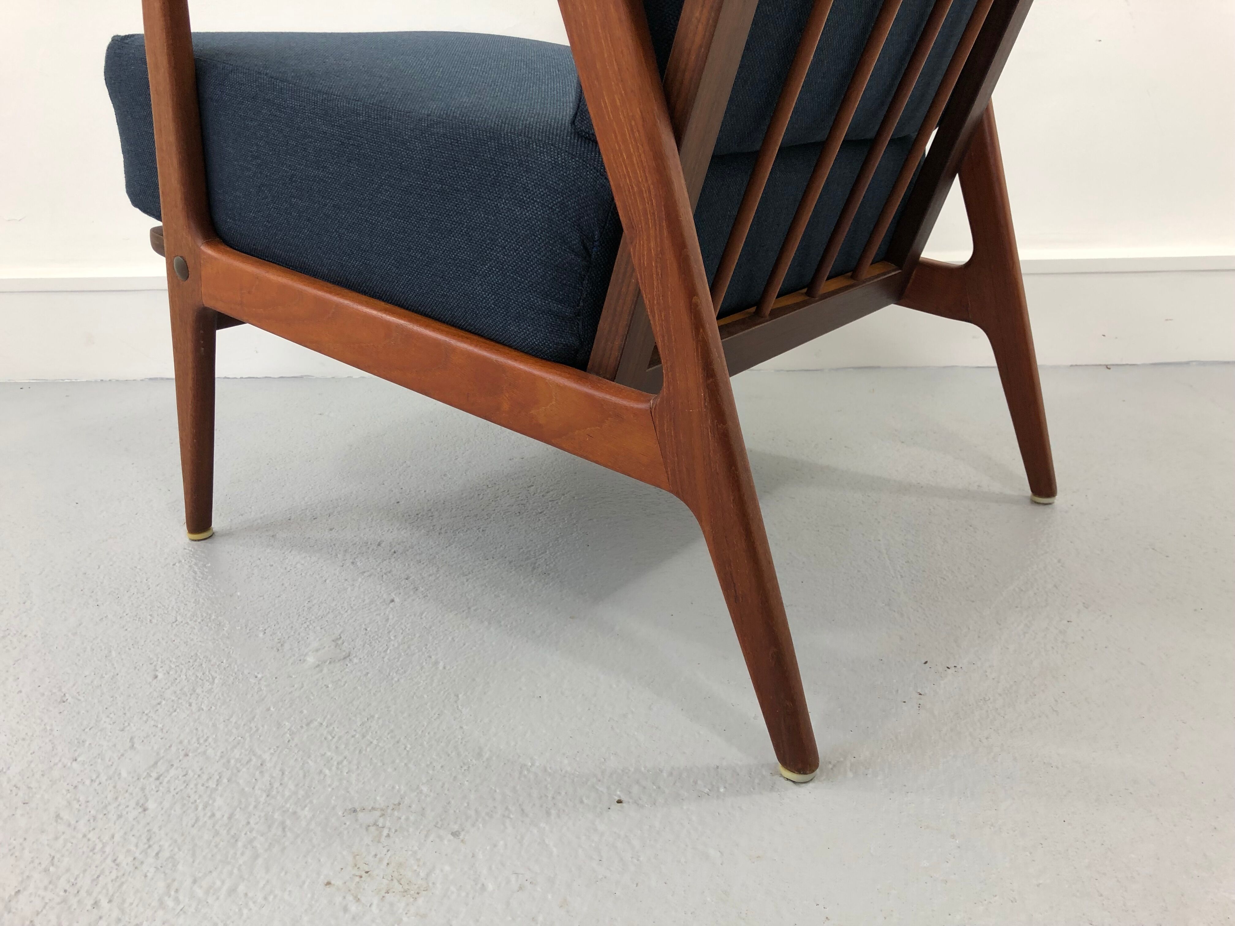 Vintage danish teak lounge chair, 1970s