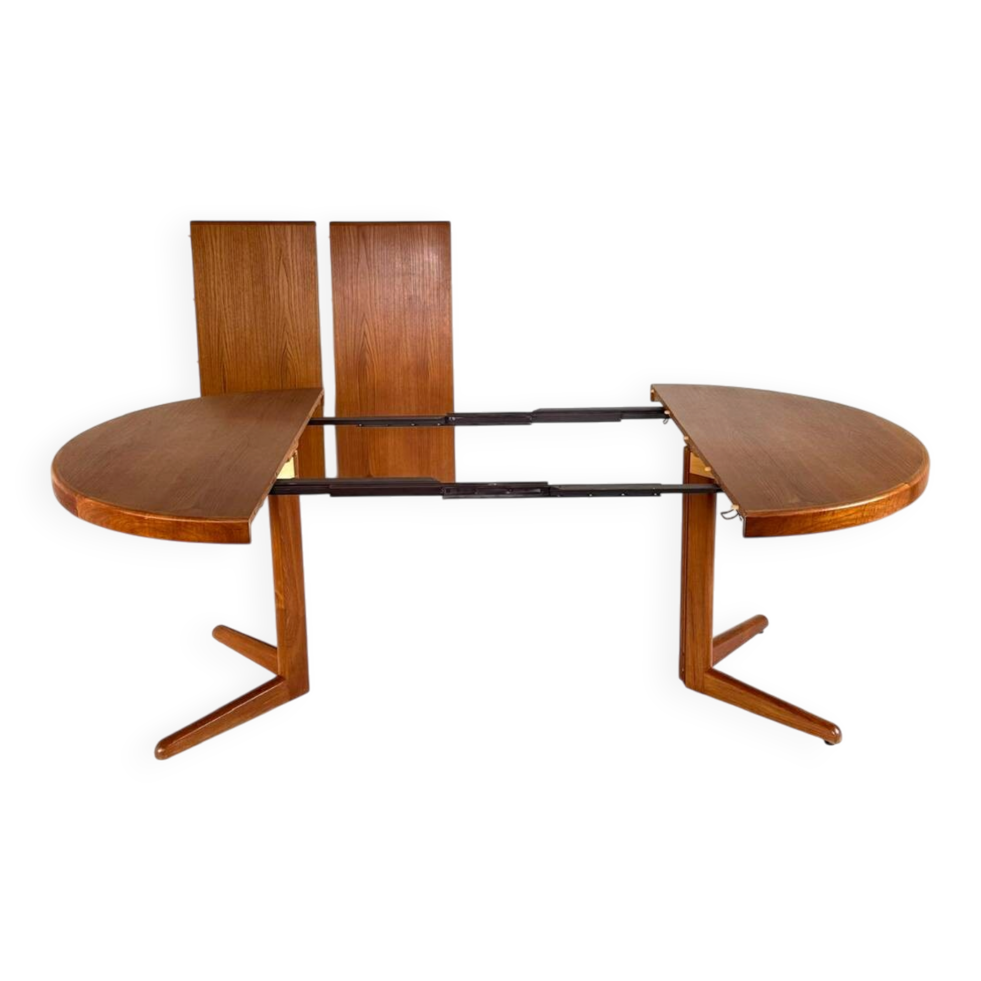 Table à manger extensible vintage, Bramin des années 60