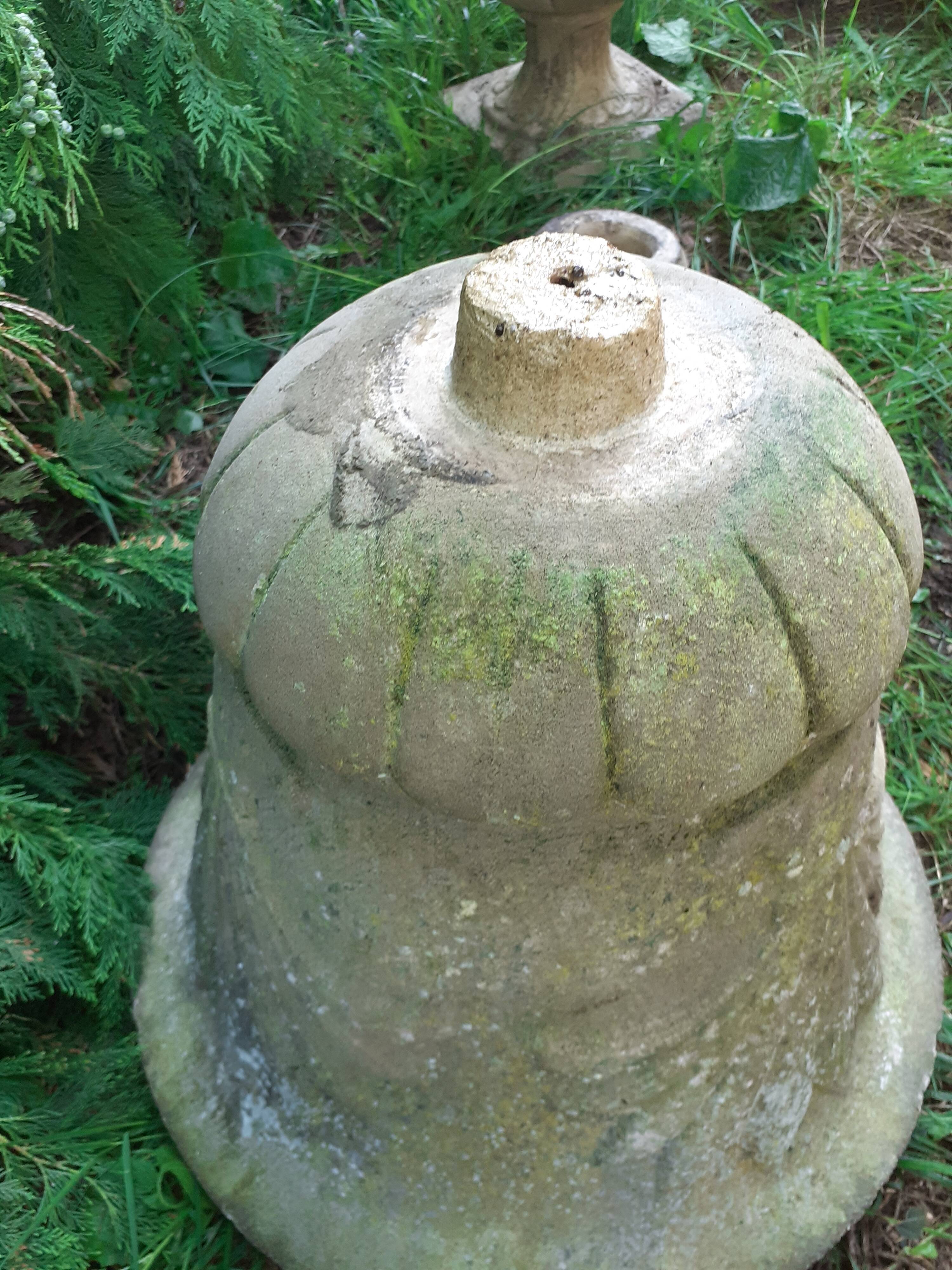 Pair of stone planter medicis