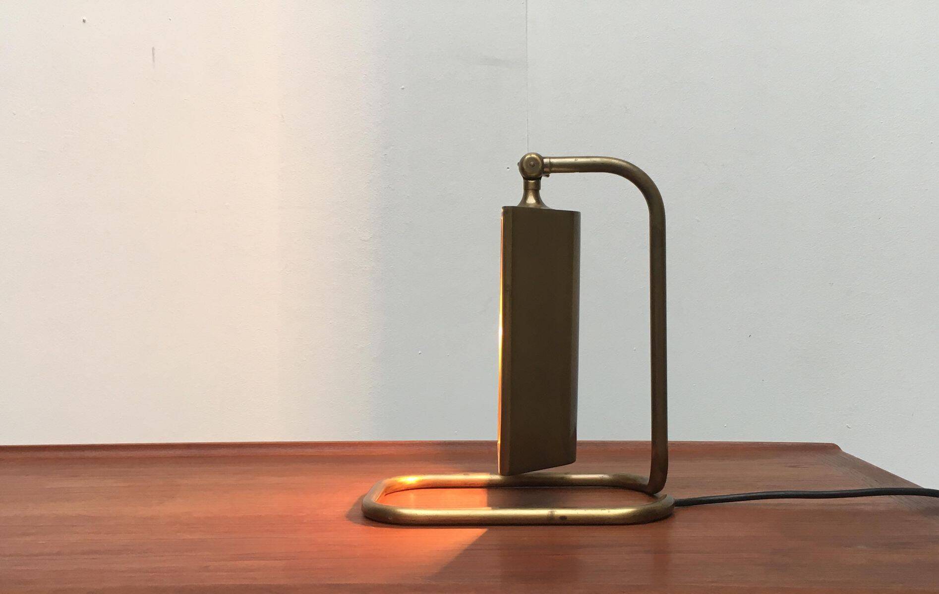 Hollywood Regency table lamp by Florian Schulz, 1970s